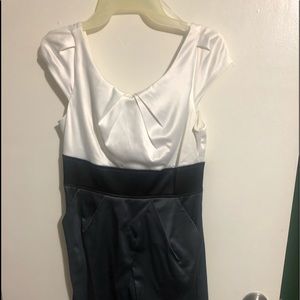 Junior satin dress